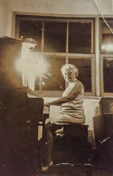 Brasília (DF) 20/12/2024 - Almerinda Farias em seu piano
Foto: Almerinda Farias/Arquivo pessoal