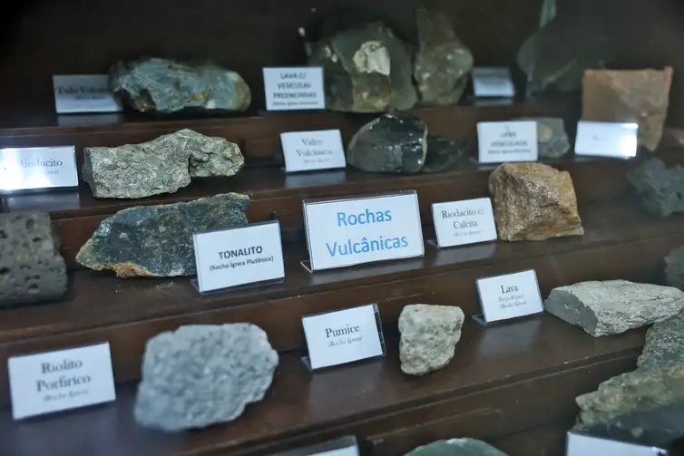 Tomaz Silva/Agência Brasil Rio de Janeiro (RJ), 11/03/2025 - A Universidade Federal Rural do Rio de Janeiro (UFRRJ) inaugura o Museu de Rochas e Minerais da UFRRJ, no campus Seropédica, na região metropolitana do Rio de Janeiro. Foto: Tomaz Silva/Agência Brasil