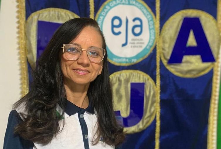 Luzia Nadja/Arquivo Pessoal Brasília (DF), 18/03/2025 - Formação para novas tecnologias passará a fazer parte da EJA . Professora Luzia Nadja Carneiro. Foto: Luzia Nadja/Arquivo Pessoal