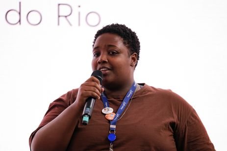 Tomaz Silva/Agência Brasil Rio de Janeiro (RJ), 31/03/2025 – A assistente de projetos especiais da Firjan, Talita Rodrigues da Silva durante o seminário Diálogo com Unicef, Firjan e empresas do Rio de Janeiro, na sede da Firjan no centro da capital fluminense. Foto: Tomaz Silva/Agência Brasil