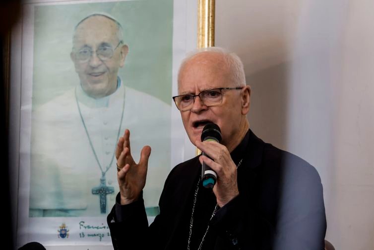 SSão Paulo (SP), 21/04/2025 - Cardeal Odilo Pedro Scherer, arcebispo de São Paulo, preside missa em sufrágio do Papa Francisco que faleceu nesta segunda-feira.
Foto: Paulo Pinto/Agência Brasil