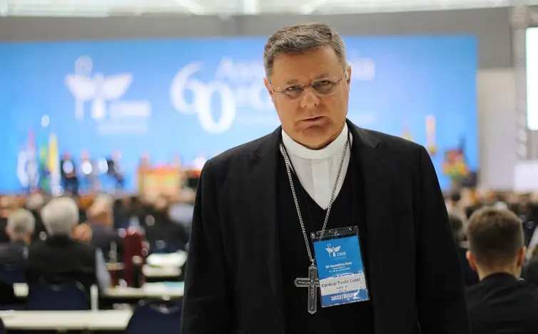 Brasília (DF), 22/04/2025 - O cardeal Paulo Cezar Costa. Foto: CNBB/Divulgação