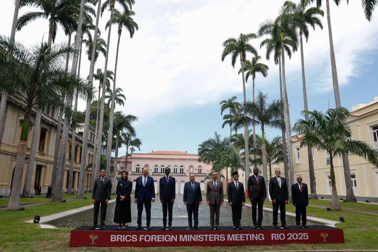 Fernando Frazão/Agência Brasil Rio de Janeiro (RJ), 28/04/2025 – Reunião de Chanceleres da presidência brasileira do BRICS, no Palácio do Itamaraty. Foto: Fernando Frazão/Agência Brasil