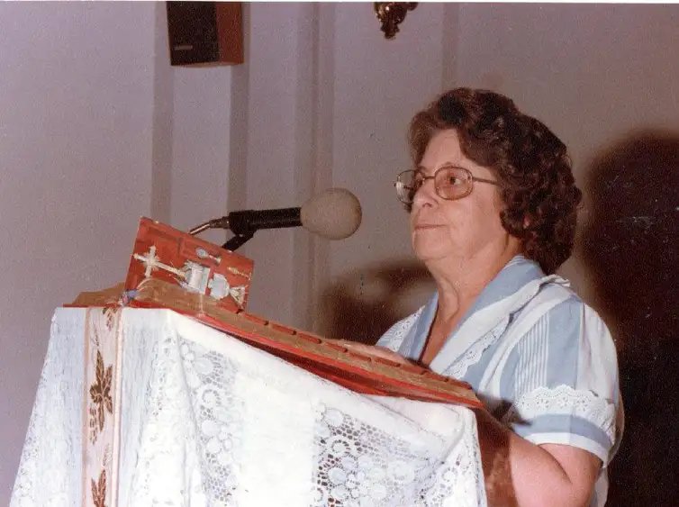 Dona Lourdinha/Arquivo Pessoal Brasília (DF) 26/04/2025 - Dona Lourdinha viu Dom Orani Tempesta ser papa. Foto: Dona Lourdinha/Arquivo Pessoal