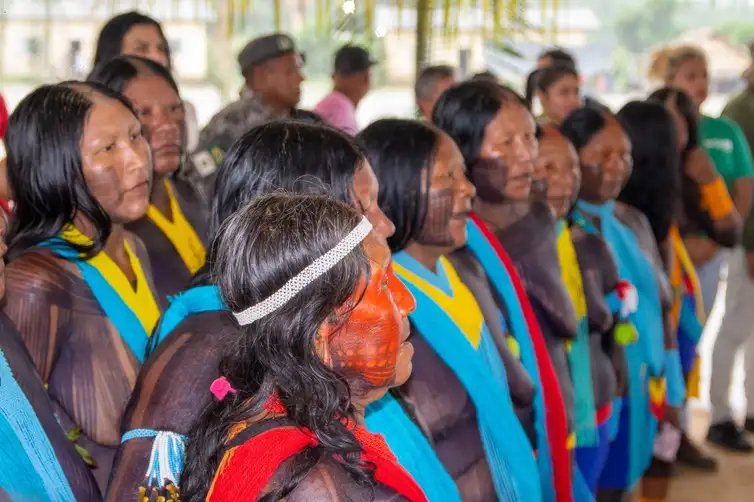 Denny Santana/Divulgação Brasília (DF), 19/04/2025 - Evento em Altamira (PA) celebra cultura e esporte do povo Xikrin
Foto: Denny Santana/Divulgação