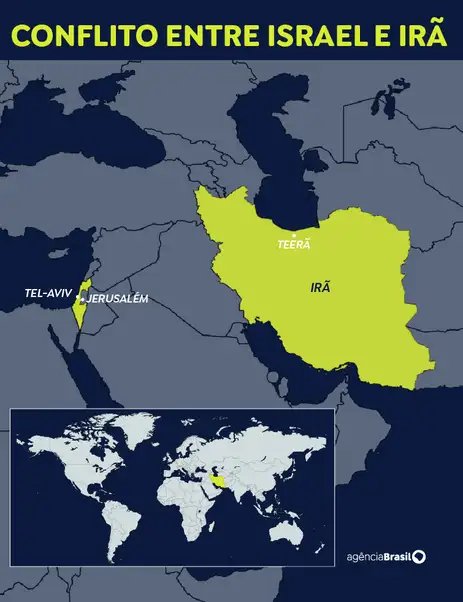 Arte/Dijor mapa israel irã