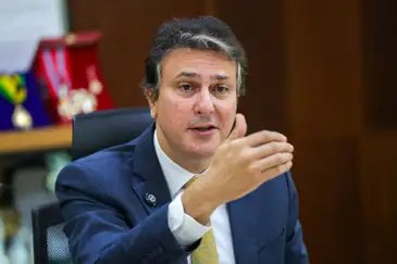 Brasília (DF) 11/07/2025 O ministro da Educação, Camilo Santana, se reúne num café da manhã com jornalistas para falar sobre alfabetização Foto: Fabio Rodrigues-Pozzebom/ Agência Brasil