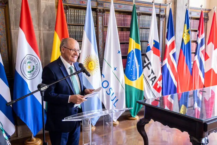 Júlio César Silva/MDIC Rio de Janeiro (RJ), 16/09/2025 – Cerimônia de Assinatura do Acordo de Livre Comércio MERCOSUL-EFTA.
Foto: Júlio César Silva/MDIC
