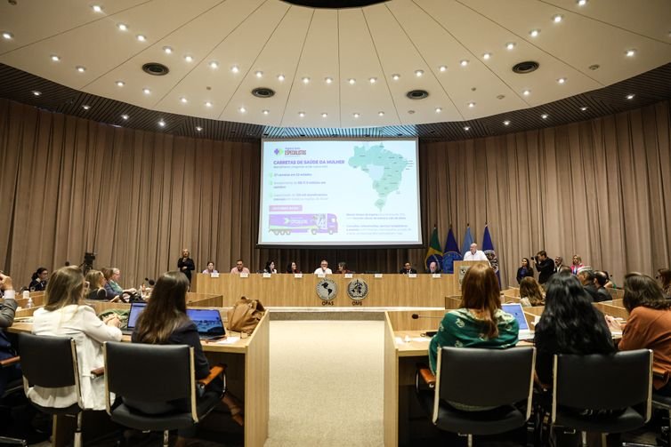 Marcelo Camargo/Agência Brasil Brasília (DF), 23/09/2025 - O ministro da Saúde, Alexandre Padilha, durante anúncio de recomendações para mamografia no Sistema Único de Saúde (SUS). Foto: Marcelo Camargo/Agência Brasil