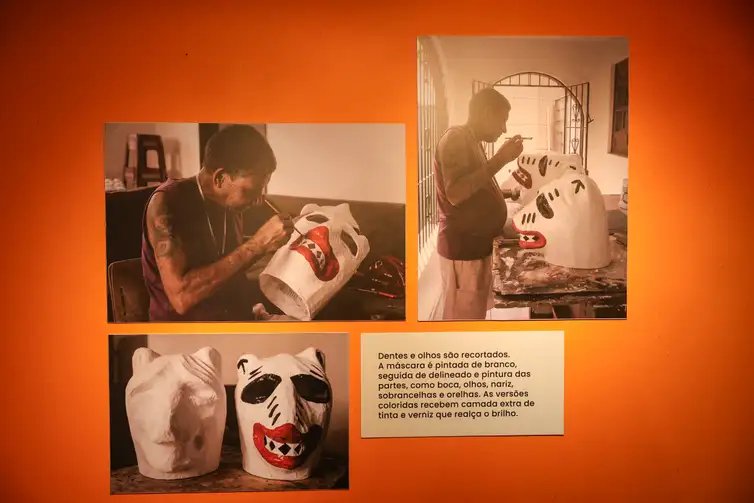 Rio de Janeiro (RJ), 11/12/2025 – Exposição Entre máscaras e gigantes: Os Juliões do carnaval de Olinda no Centro Nacional de Folclore e Cultura Popular na zona sul do Rio de Janeiro. Foto: Tomaz Silva/Agência Brasil