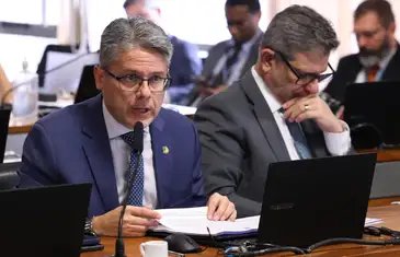 Lula Marques/ Agência Braasil. Brasília - 03/12/2025 -Reunião da CCJ do Senado. ( Senador, Alessandro Vieira) Foto: Lula Marques/Agência Brasil