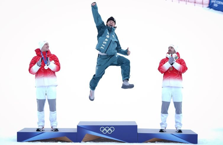 Rafael Bello/COB/Direitos Reservados Jogos Olímpicos de Inverno, Lucas Pinheiro Braathen, slalom gigante