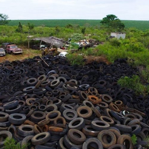Parceria entre estado e associação garante reciclagem de pneus na BA